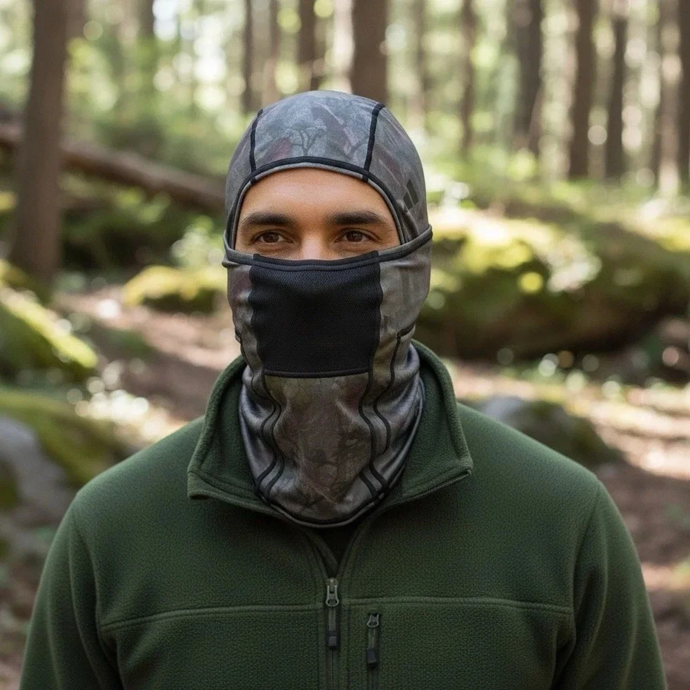 Adidas Alphaskin III 3 Balaclava Tree Camo Hood Reflective Ski‎ Mask Shiesty